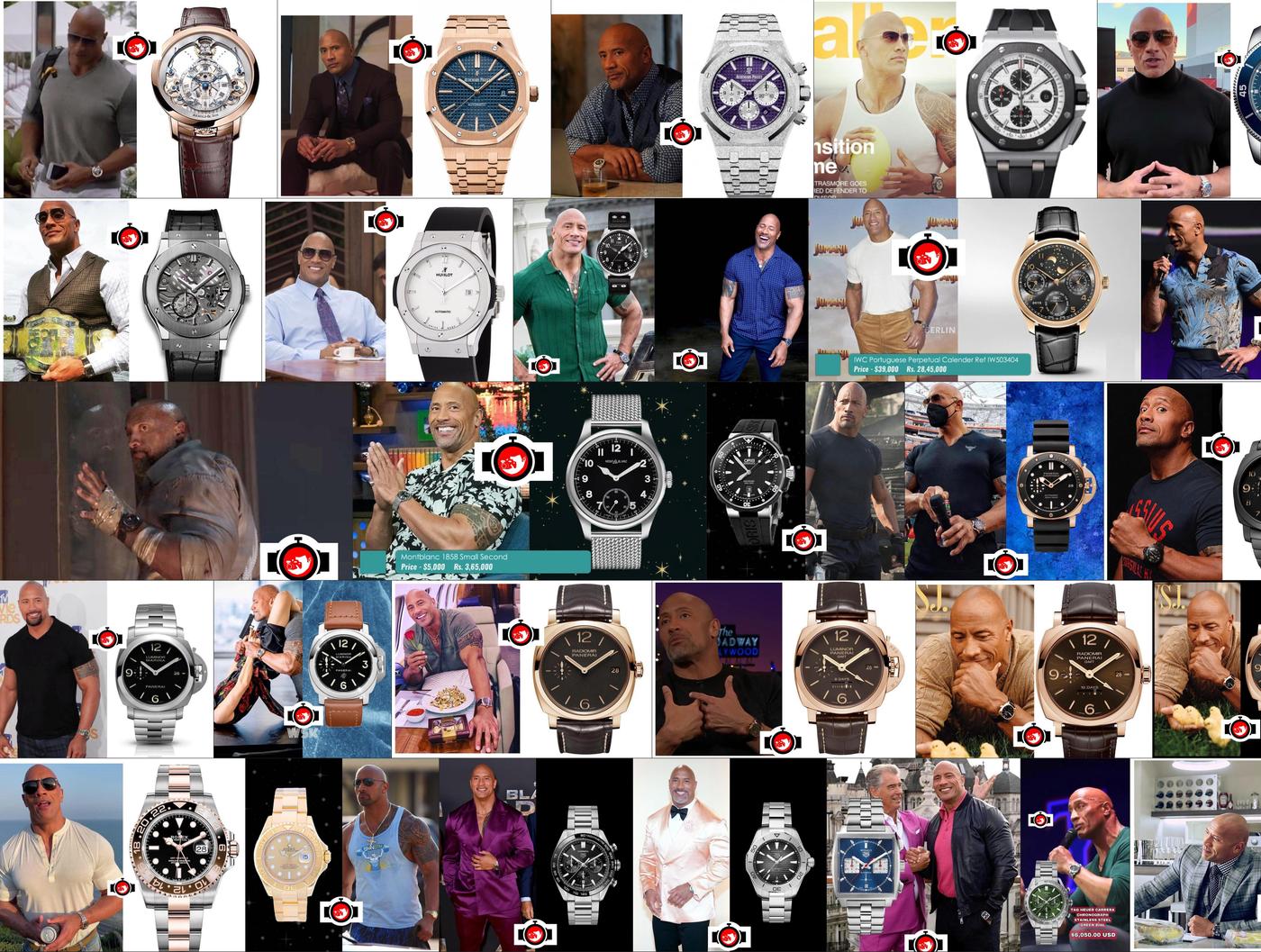 Dwayne The Rock Johnson's Watch Collection: A Captivating Lineup of Luxury Timepieces